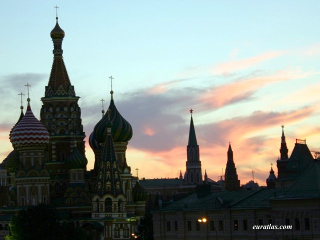 moscow sunset