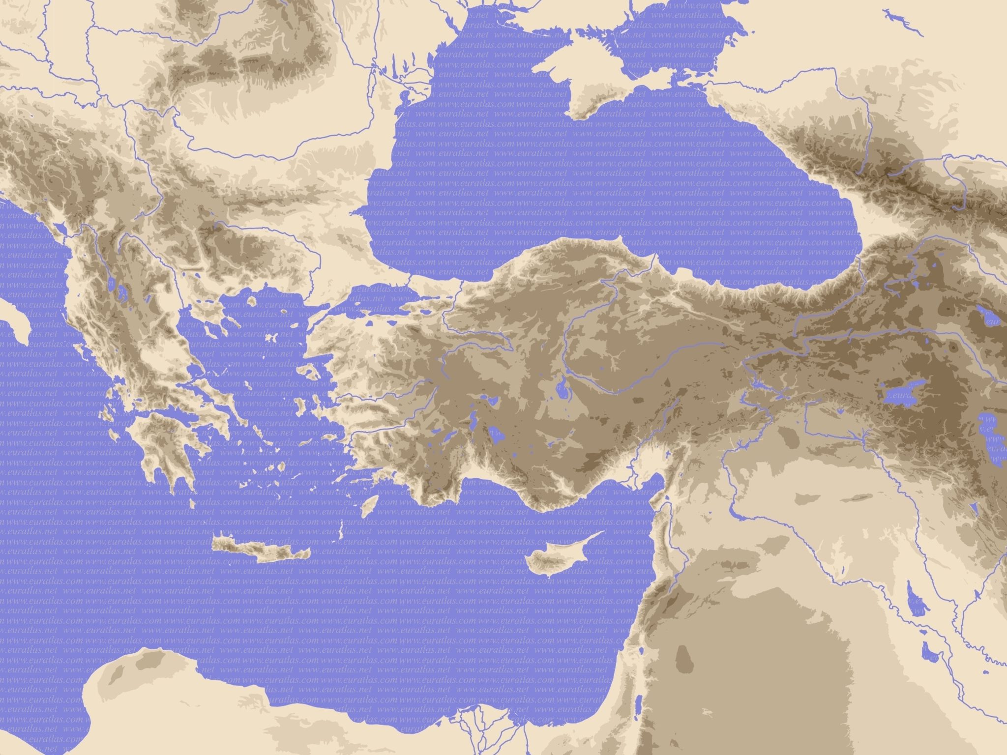 Fond d'�cran M�diterran�e orientale