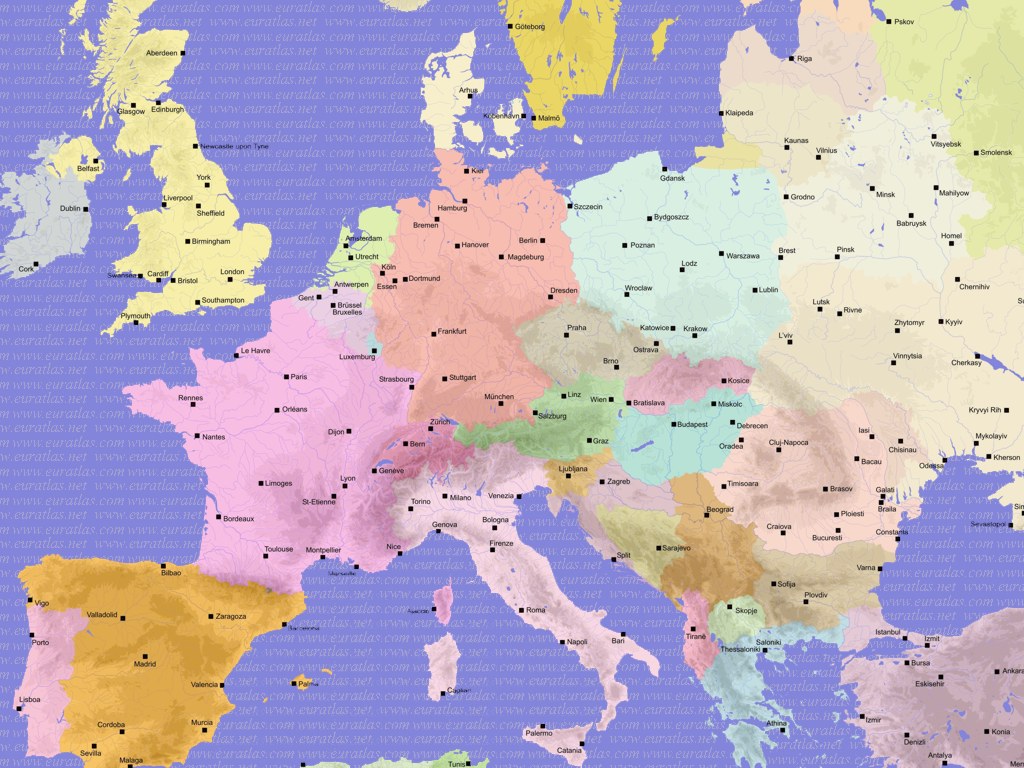Wallpaper Countries of Europe - Fonds d'�cran Pays d'Europe