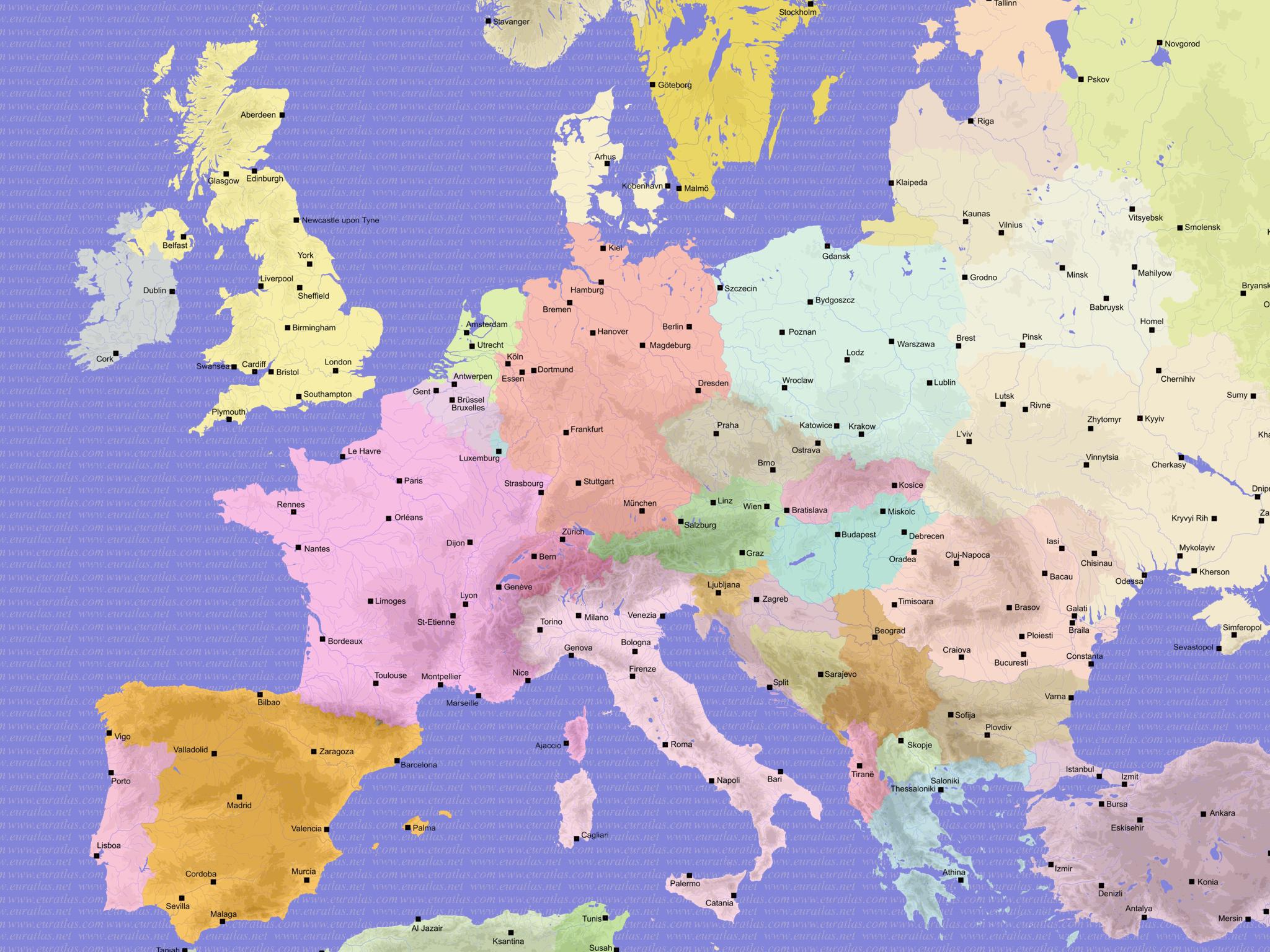 Wallpaper Countries of Europe - Fonds d'�cran Pays d'Europe