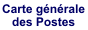 Carte g&eacute;n&eacute;rale des Postes de l'Europe