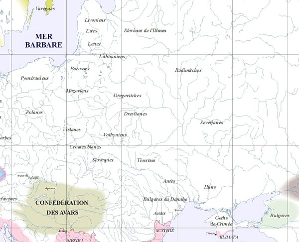 carte nord-est, 600