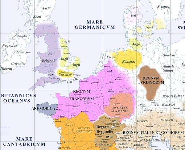 carte nord-ouest, 500