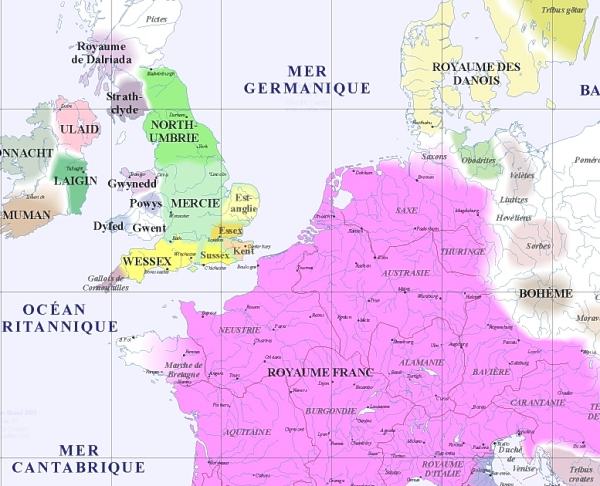 carte nord-ouest, 800
