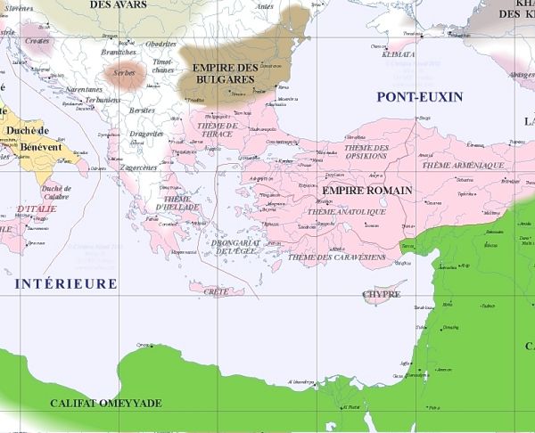 carte sud-est, 700