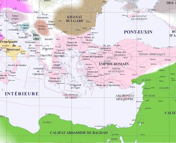 carte sud-est, 800
