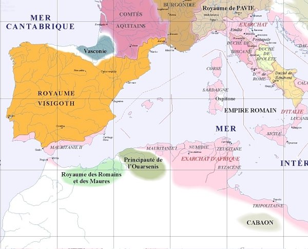 carte sud-ouest, 600
