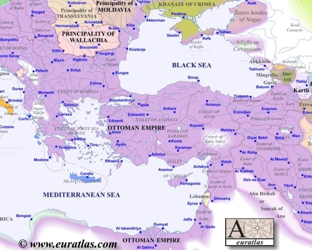 Europe Southeast 1600