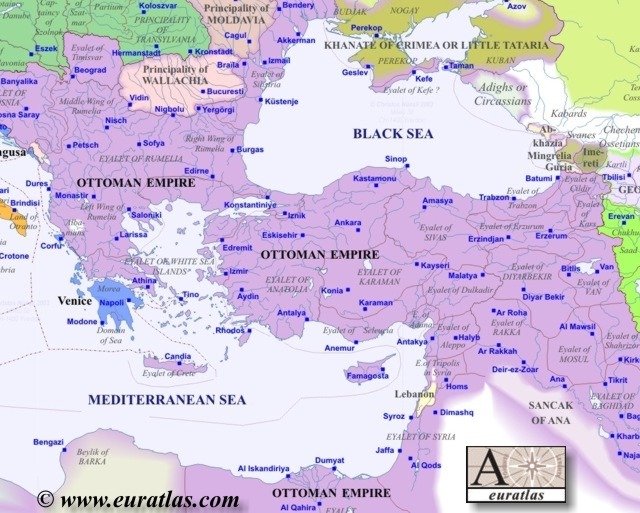 Europe Southeast 1700