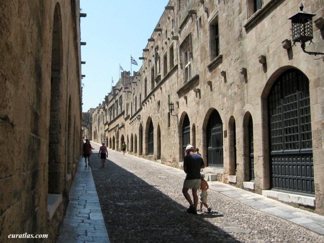 Click to download the Rhodes, the Knight's Street in the Medieval Town