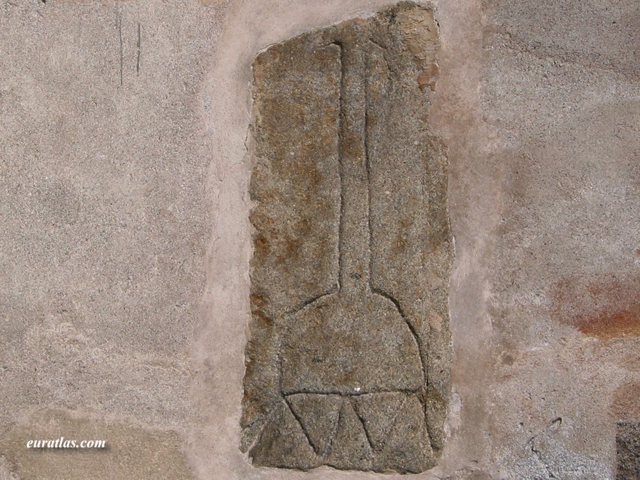 Click to download the  Prehistoric Idol in the Wall of the Church, Lauriacum