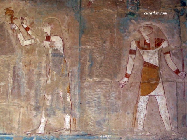 Click to download the Hatshepsut and Horus, Deir el-Bahri