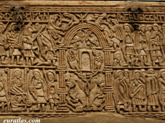 Click to download the Franks Casket, about 650 A. D.