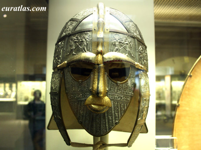 Click to download the The Helmet of Raedwald, King of Estanglia, about 620 A. D., British Museum