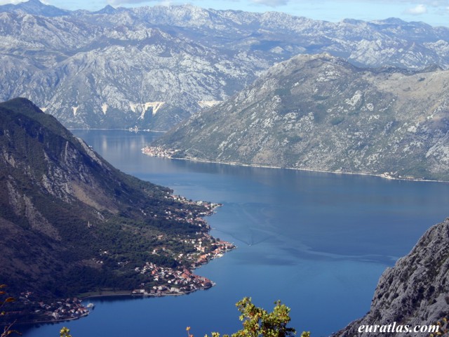 Click to download the The Bay of Kotor from the Mountain