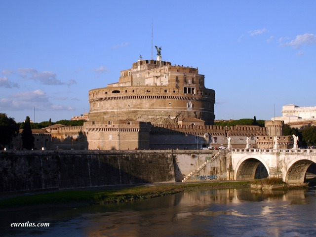 Click to download the The Castel Sant'Angelo or Mausoleum of Hadrian, 139 AD