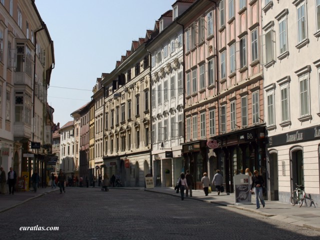 Click to download the Mestni Trg or Town's Market, Ljubljana