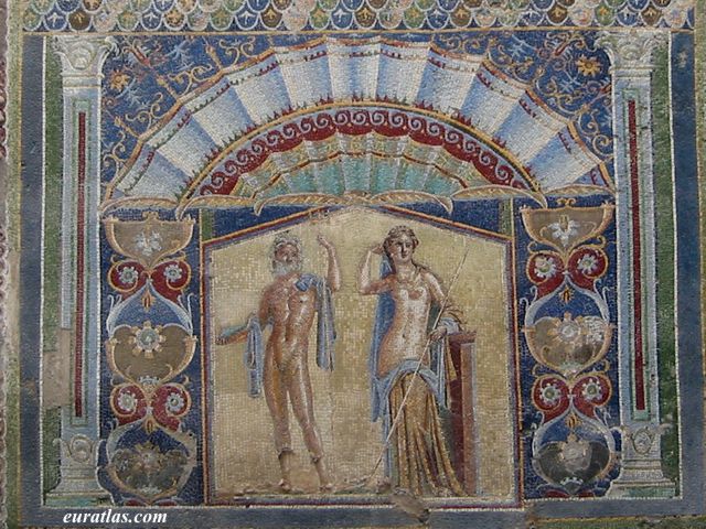 Click to download the Herculaneum, Mosaic of Neptune and Amphitrite