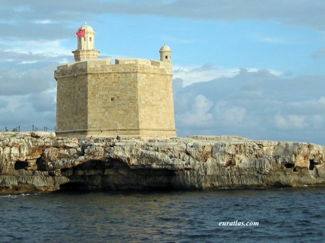 Click to download the The Castell de Sant Nicolau, Defence Tower in Front of Ciutadella