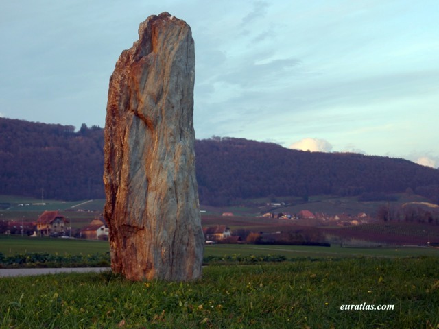 Click to download the A Menhir near Concise, Vaud
