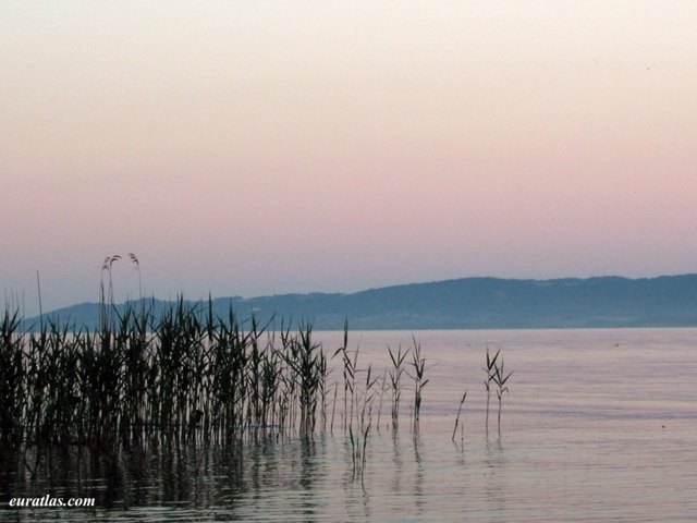 Click to download the The Lake Neuchâtel at Twilight