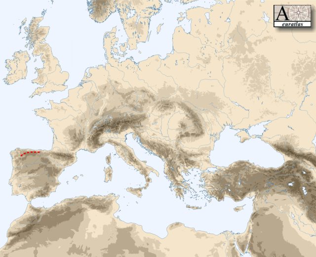 La chane Cantabrique en Espagne