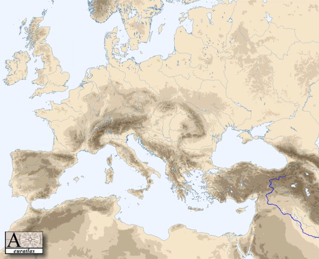 The river Euphrates