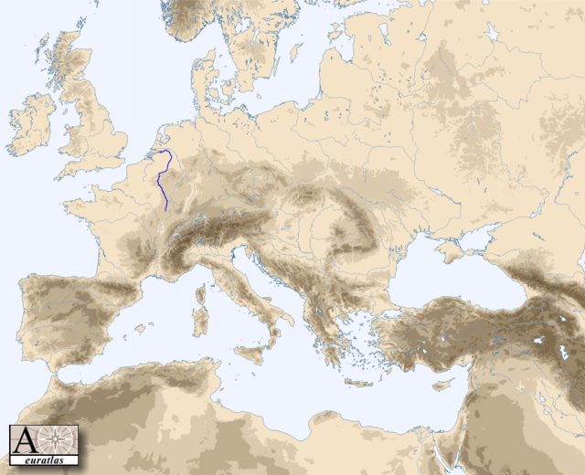 The river Meuse or Maas