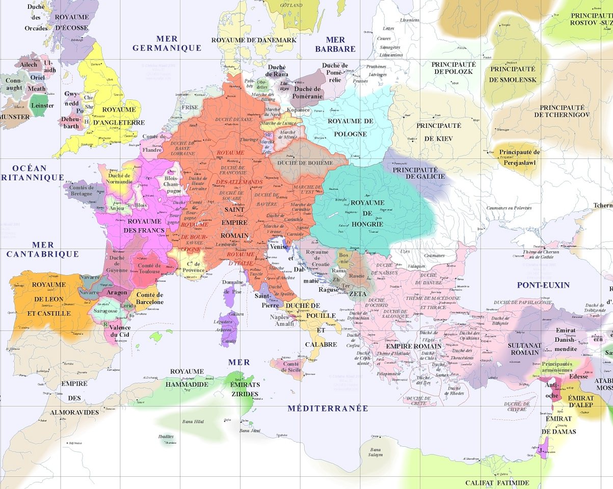 grande carte an 1100