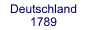 Deutschland 1789