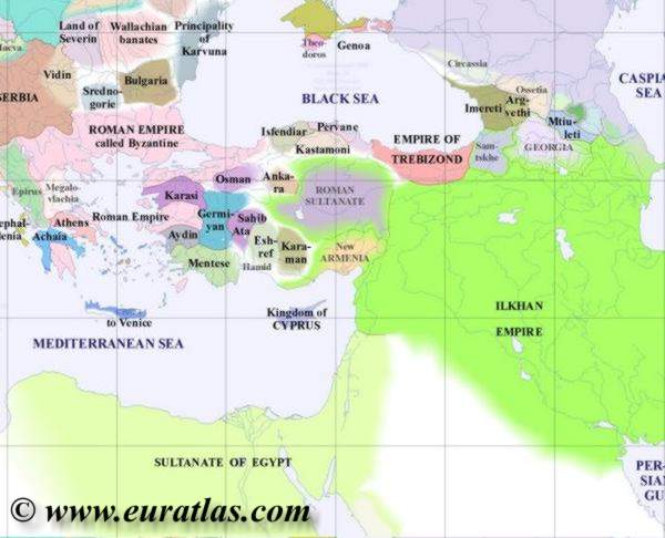 Europe map southeast