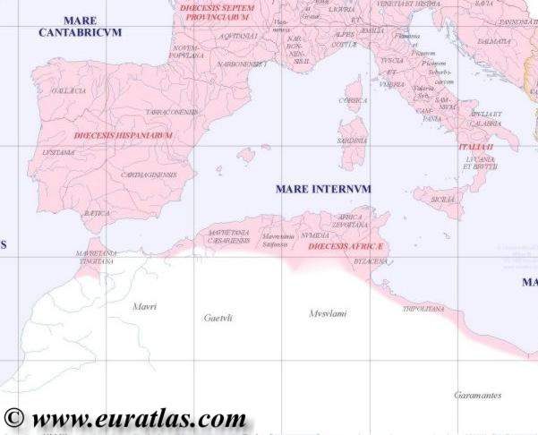 Europe map southwest