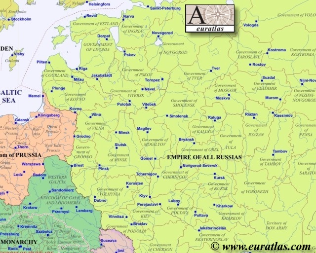 Europe Northeast 1800