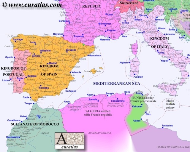Europe Southwest 1900
